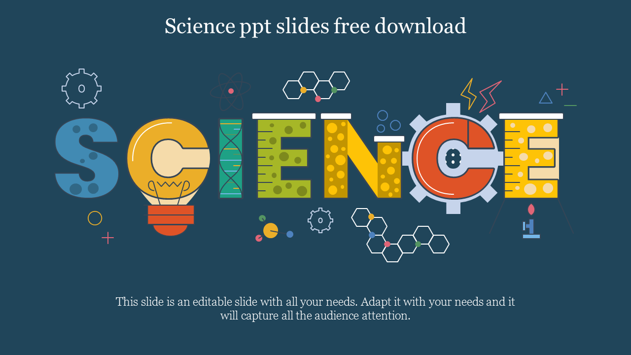 science experiment ppt template free download